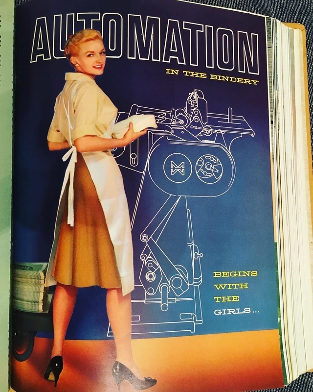 "Automation in the Bindery is For the Girls"