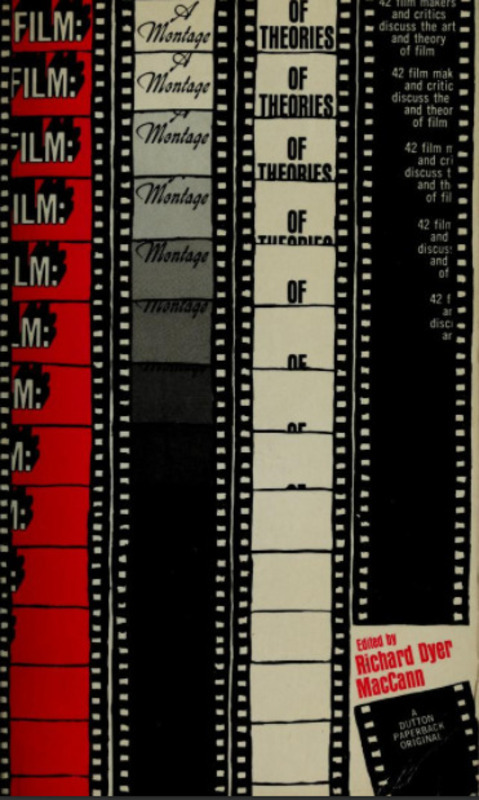 Cover of Film: A Montage of Theories, edited by Richard Dyer MccCann