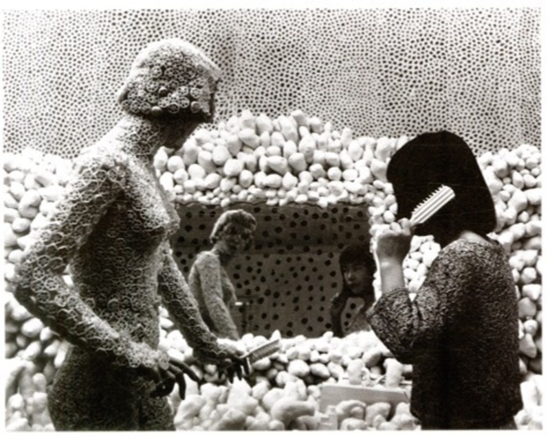 Macaroni Girl, Dressing Table, and Infinity Net Painting