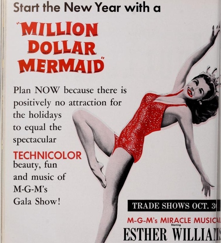 Detail, Advertisement for The Million Dollar Mermaid, 1952