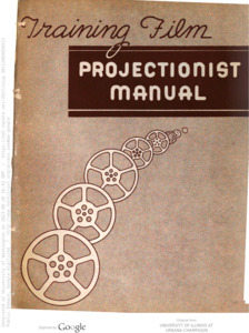 Training Film Projectionists' Manual, excerpt