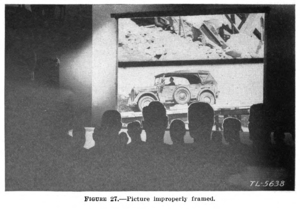 "Picture Improperly Framed," from Training Film and Film Strip Projection